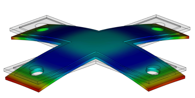 Warped plastic part Warping defect caused by uneven cooling in injection molding