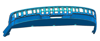 Rear Bumper Lower Guard Injection Mold